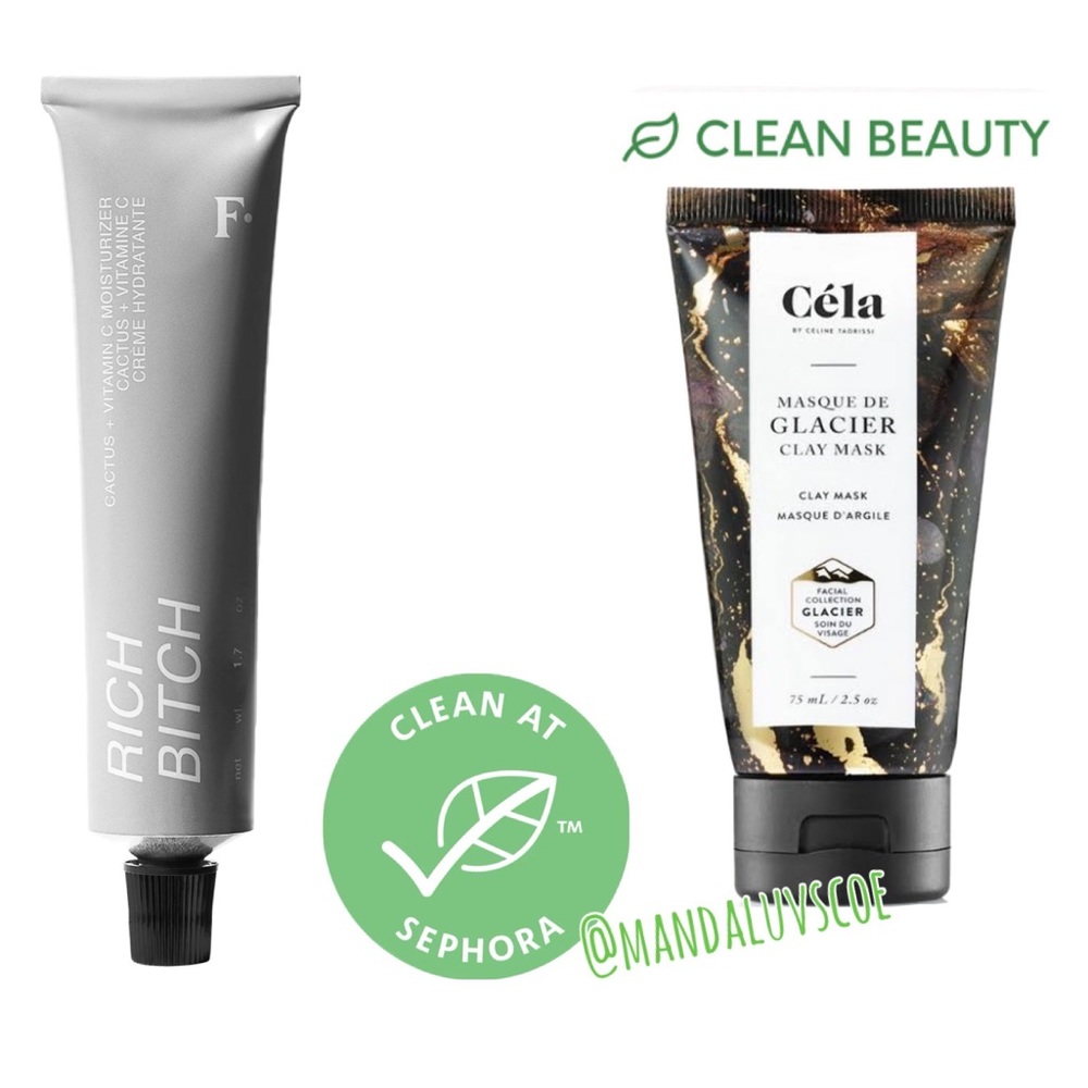 ⭐️Freck Beauty Rich Bitch Cactus + Vitamin C Moisturizer AND Cela Clay Face Mask